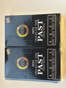 2025 Pieces of the Past Wild West Edition Sealed Box 4 packs 4 relics