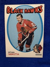 1971-72 Topps #125 Stan Mikita BLACKHAWKS EXCELLENT-Mint