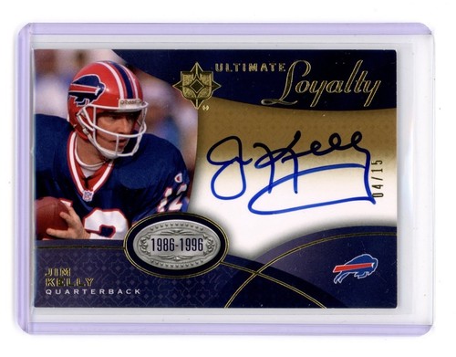2009 Ultimate Collection Loyalty Jim Kelly On Card Autograph Auto SSP /15 HOF