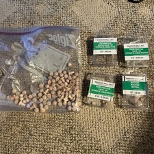 LARGE Lot of UNFINISHED WOOD ROUNDHEAD & Flathead PLUGS!! Crafts! Projects 1"