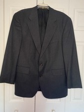 VTG Chaps Ralph Lauren Mens 42R Blazer 100 Wool 2 Button Jacket Marshall Fields