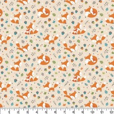Single Layer Flannel Blanket - Baby Fox Flannel