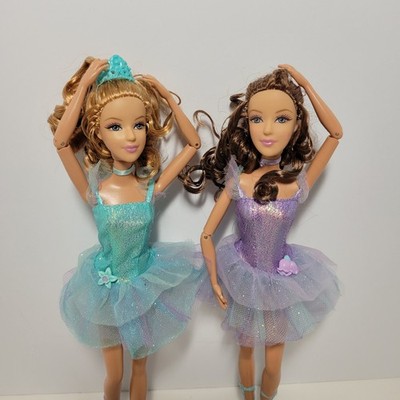 Barbie 12 Dancing Princesses Twin Sister Dolls Hadley Isla 2006