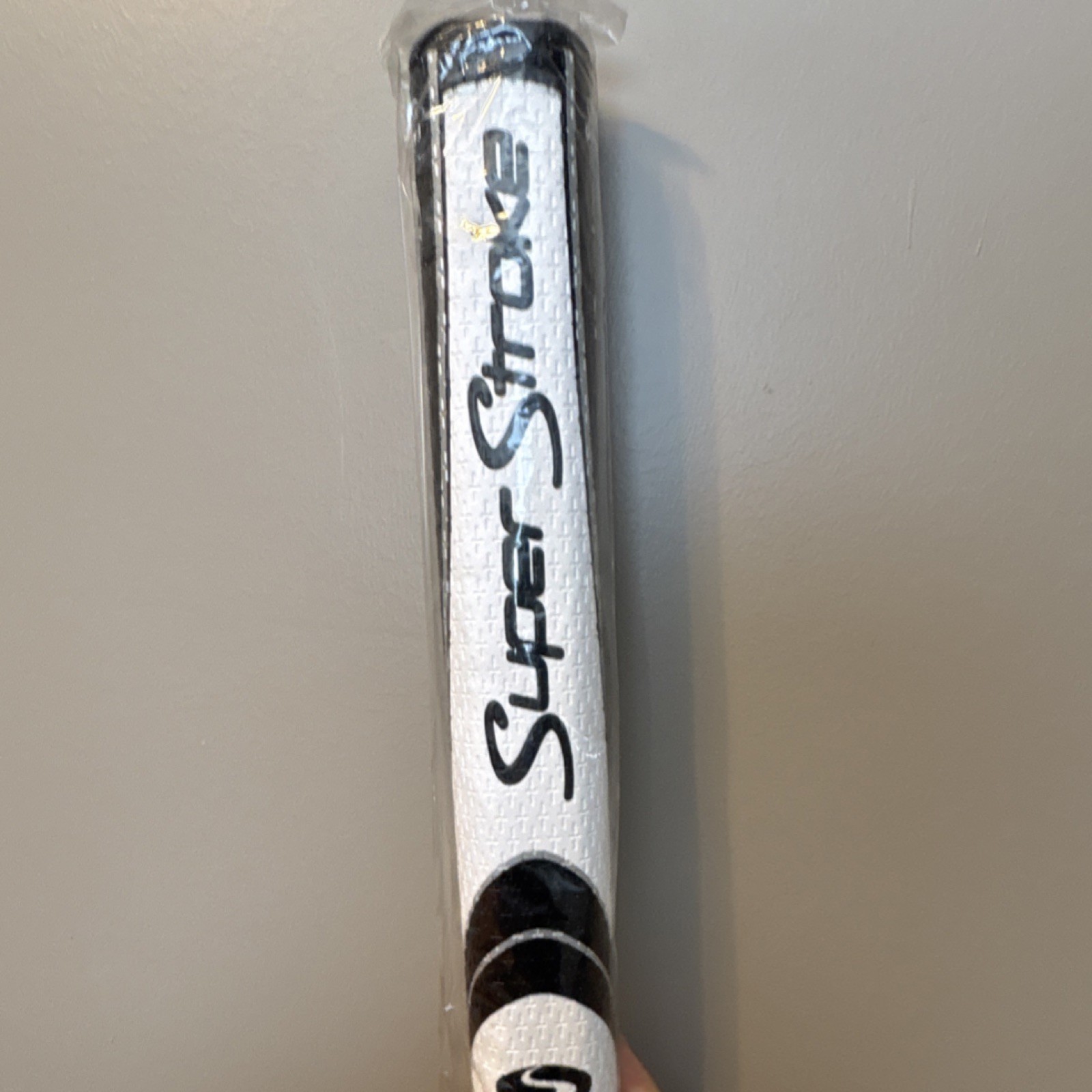 SuperStroke Fatso 5.0 Golf Club Grip White Black Rubber Unis
