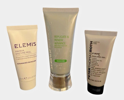 Vtg Elemis Peter Thomas Roth Skincare Sample Lot 3 Deluxe Travel Sz