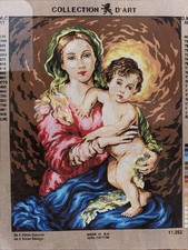 Printed needlepoint Tapestry Gobelin canvas Only 50x60 Cm Collection D Art