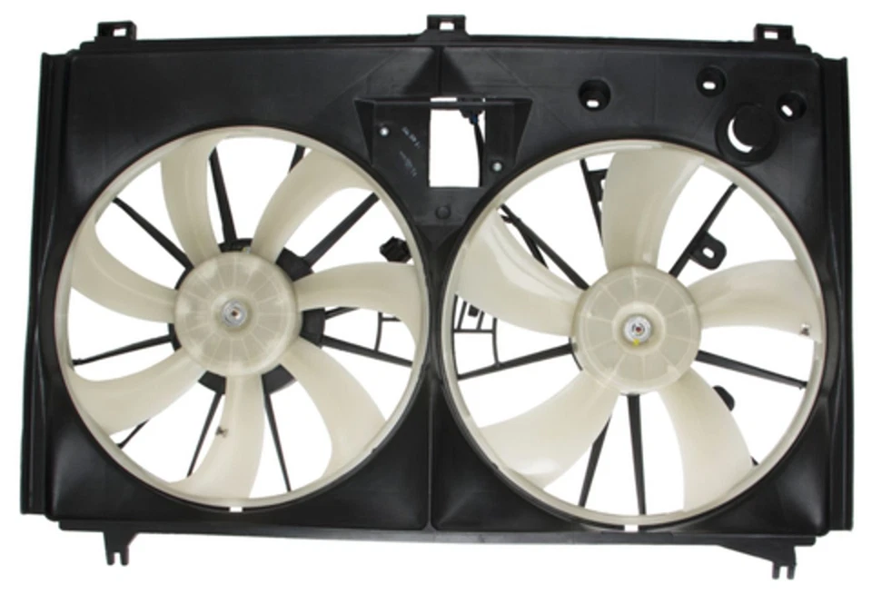 Conjunto de motor ventilador radiador/condensador Four Seasons 76324 para 07-15 Lexus LS460 Foto 3 de 4