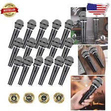 High-Quality 16PCS Prop Microphones for Kids, Realistic  Portable Pretend Play