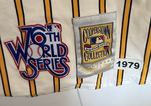 Authentic Willie Stargell 1979 World Series Mitchell & Ness WHITE jersey 3XL - Picture 2 of 5