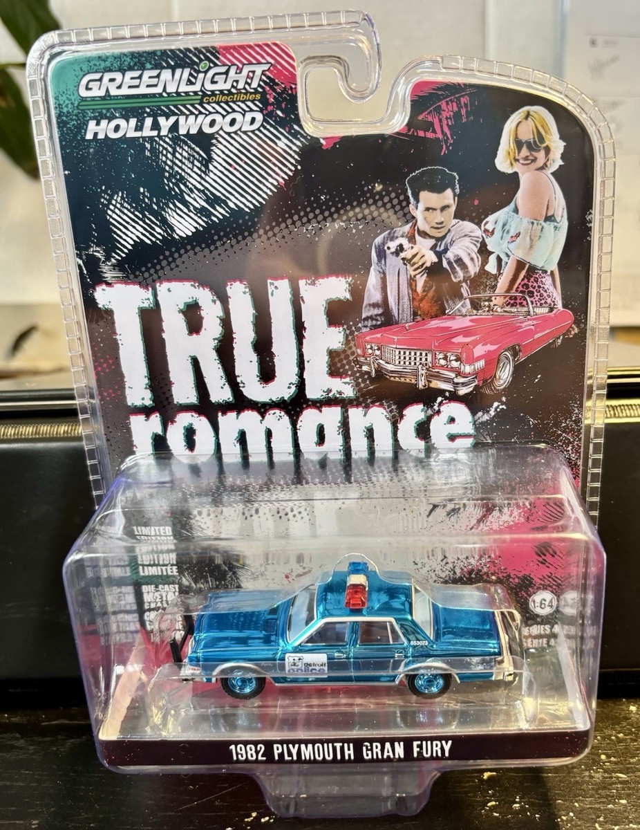 GREENLIGHT 1/64 グリーンライト アメリカン ポリスカー 7種 Greenlight Hollywood True Romance BLUE CHROME CHASE 1982 Plymouth
