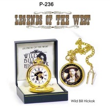 Wild Bill Hickok Pocket Watch Legends of the West James Butler 1837-1876