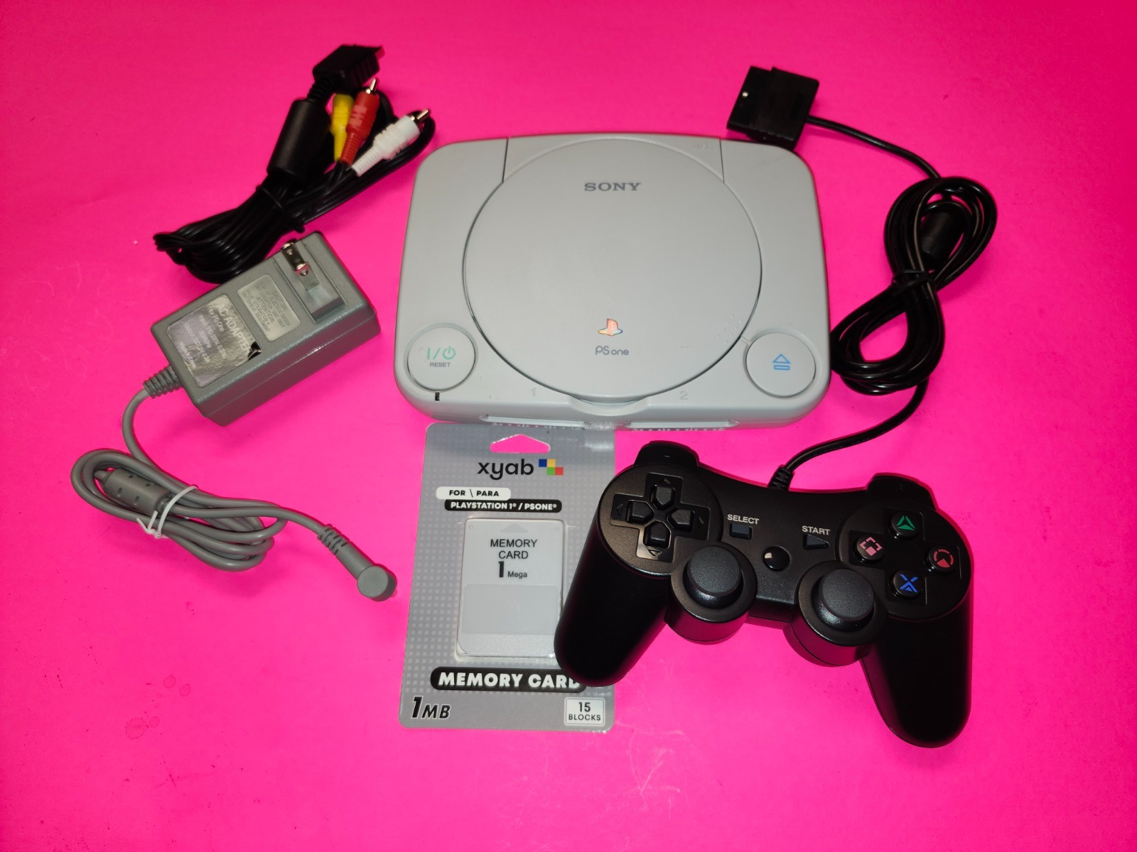 Ebay Console Sony Playstation 1 PS1 PS One Slim Console Bundle 1 Game 1 Controller ...