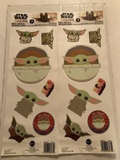 2 sets Star Wars Mandalorian wall decal 14 stickers The Child Grogu Room Mates