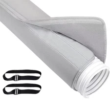 Air Conditioning Hose Insulation With 2 Adjustable Buckle Strap Insulated Dust 
