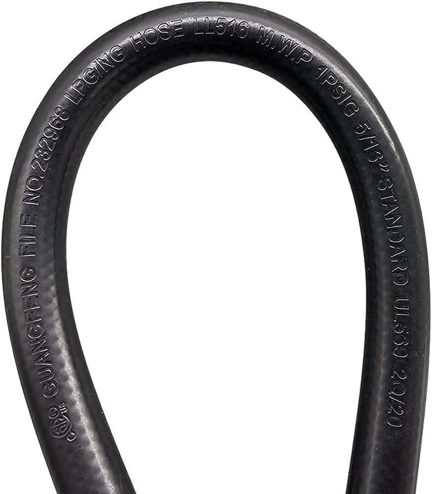 MCAMPAS 8FT Quick Connect Propane Hose with Regulator,1/4" Female Quick... 