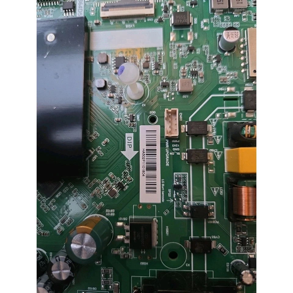 LG 32 INCH Smart LED TV HA502F1101804 AUTHENTIC MAINBOARD 4RT864D5 - Image 2 of 4