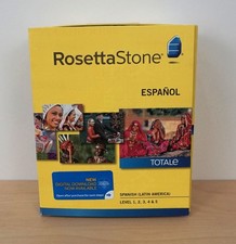 Rosetta Stone Spanish Latin America Level 1-5 1 2 3 4 5 6-Disc Set