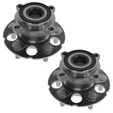 TRQ Rear Wheel Hub Bearings Set for 2007-2018 Acura RDX 2007-2011 Honda CR-V