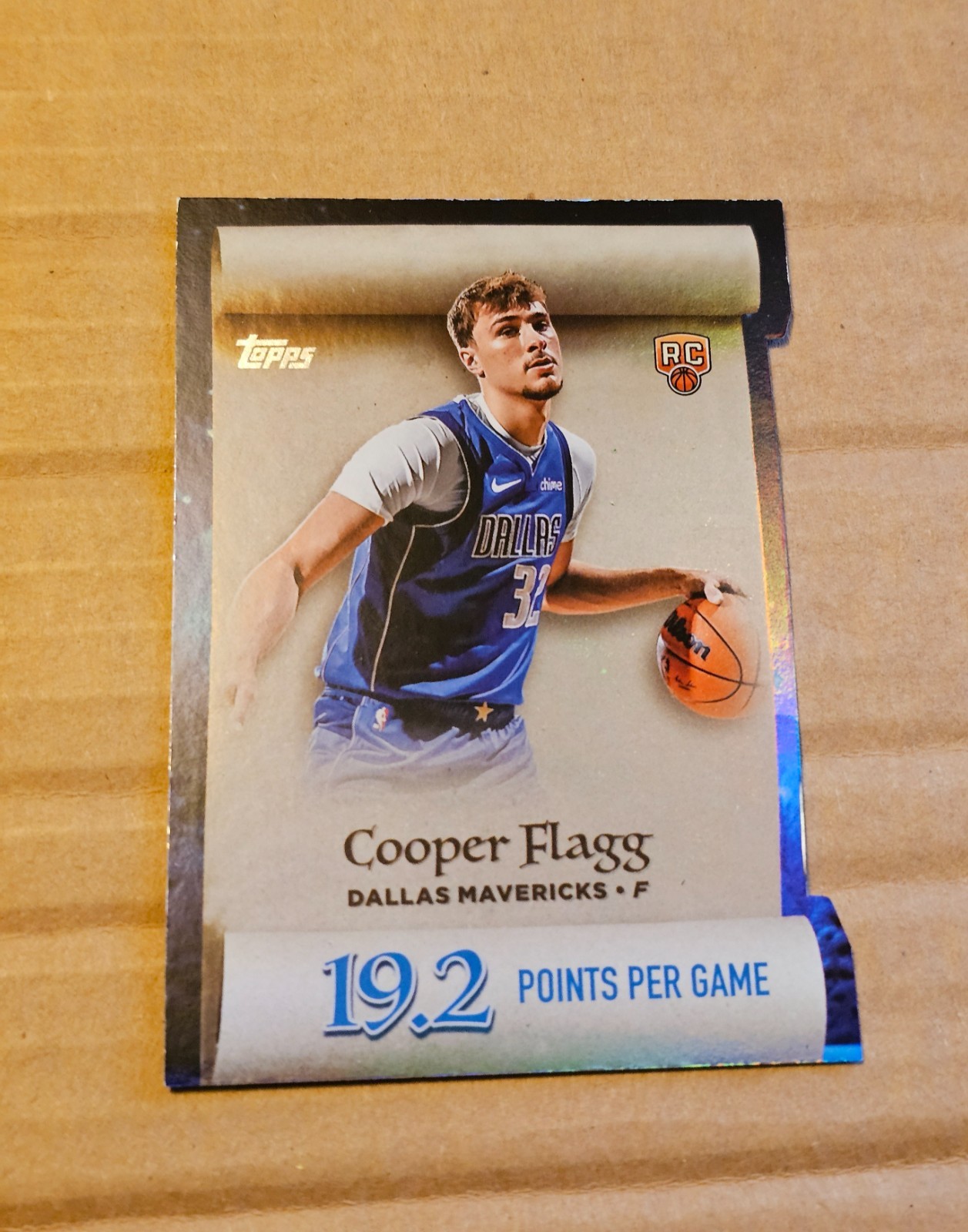 2025-26 Topps Holiday SP Making The Nice List Die-Cut Cooper Flagg RC #ML-1 🔥