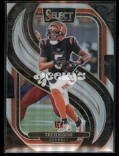 BENGALS 2024 Select - Premier Level Tee Higgins #193 Silver Prizm Die-Cut $2 MIN