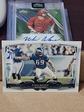 2014 EVAN MATHIS TOPPS NFL CARD #114 PHILADELPHIA EAGLES ALABAMA CRIMSON TIDE