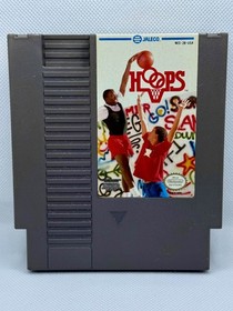 Hoops (Nintendo Entertainment System, 1989) NES Basketball Game w/ Nintendo Case