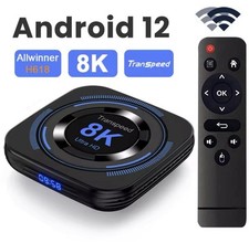 Android tv box wifi internet smart tv 8k App Con telecomando