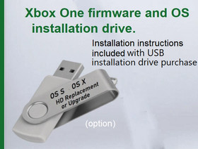 Xbox One 2TB Internal Hard Drive X, S and Original Xbox USB OS installation Kit
