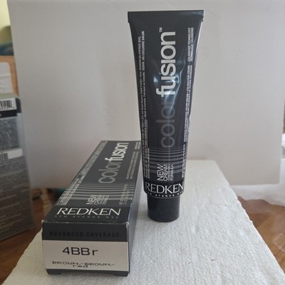Redken Color Fusion ''4BBr-Brown/Brown/red'' 2.1 oz **New**