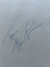 Boston Celtic Basketball HOFer Tom Heinsohn Autograph Signed 5 1/4