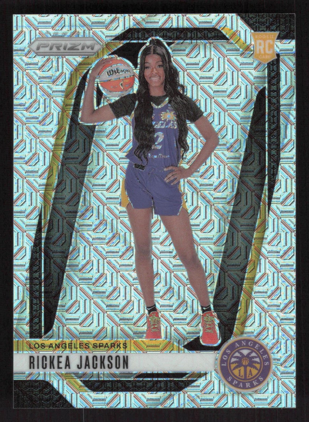 2024 Panini Prizm WNBA #144 Rickea Jackson Mojo Prizms #/25