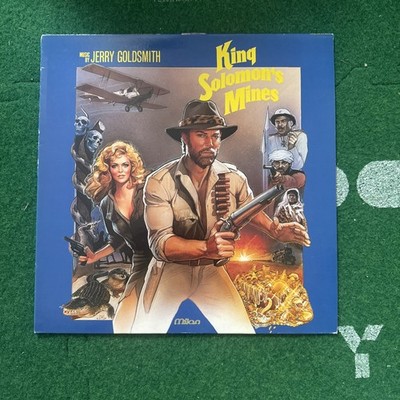 KING SOLOMON'S MINES Jerry Goldsmith soundtrack LP Milan Records 1985 Near Mint