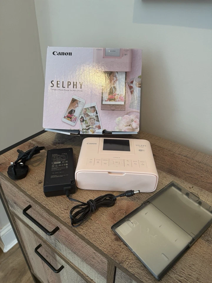 Canon SELPHY CP1300 Pink Inkjet Wireless Wifi Portable Photo Printer-BOXED MINT  - Image 2 of 4