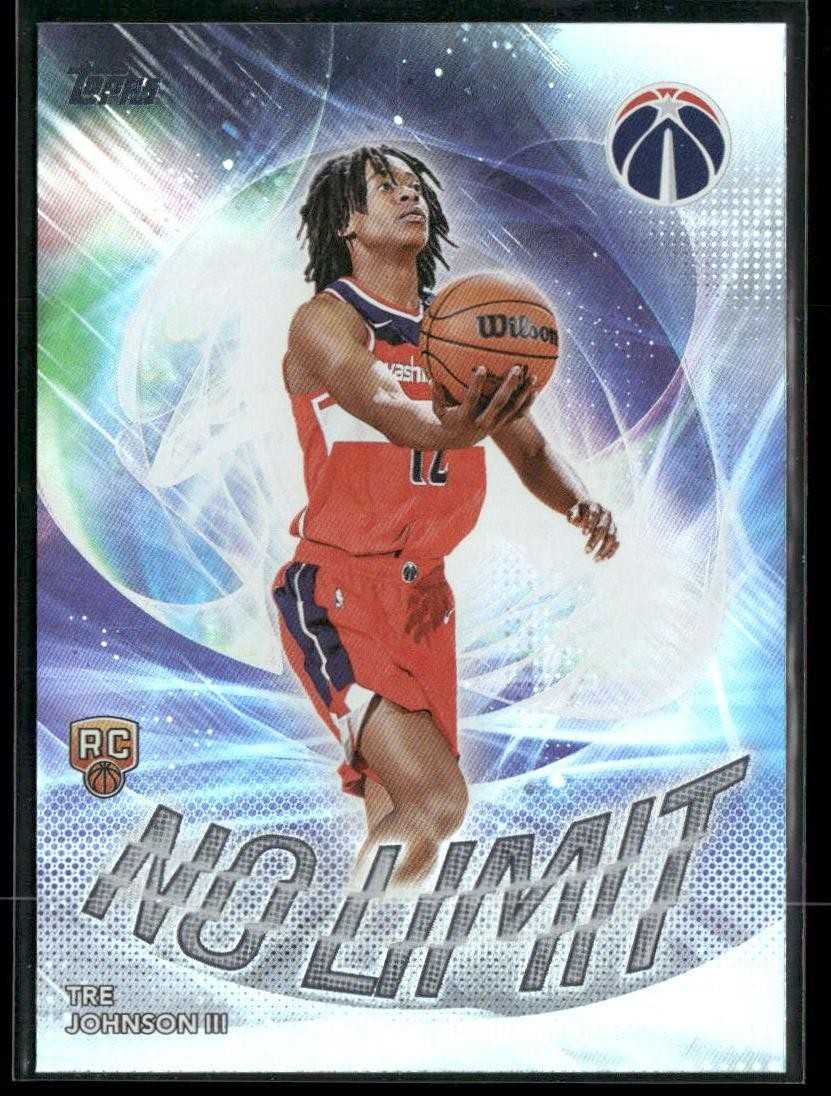 2025-26 Topps #NL-6 Tre Johnson III No Limit Rainbow Foil
