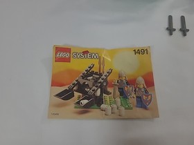 Lego Castle Black Knights 1491 Dual Defender Set 1992 Incomplete W Instructions