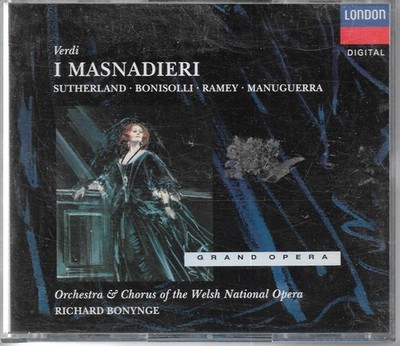 Verdi's I Masnadieri 2-CD Set Welsh National Opera Sutherland Bonynge Digital