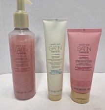 Mary Kay Blissful Pomegranate Satin Hands Pampering Set NEW
