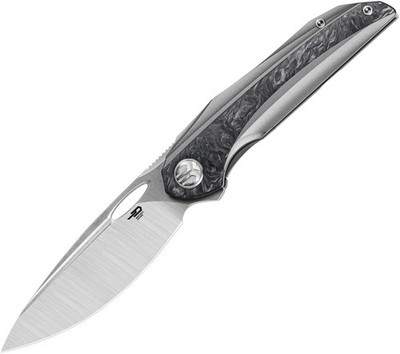 Bestech Knives SENU Framelock Titanium & Carbon Fiber Folding S90V Knife T2601B