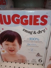 Huggies Snug and Dry Baby Diapers - Size 6 - 112 Count- 59.99- FREE SHIPPING