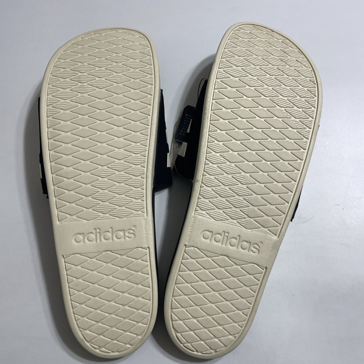Adidas Adilette Comfort Slide Sandals Mens Size 18 Black 