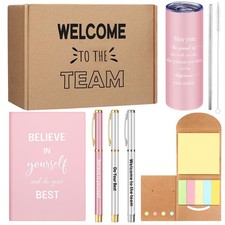 7 Pcs New Employee Welcome to The Team Gift Set Welcome to The Team Gift Box ...