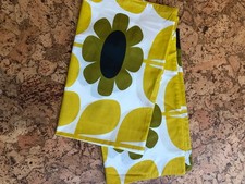 Olive & Orange by Orla Kiely Tall Flower Double Cover & Two Pillow Slips