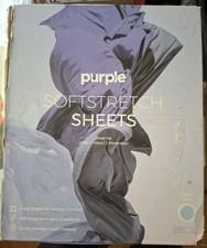 Nuevo Juego de Sábanas Púrpura SoftStretch