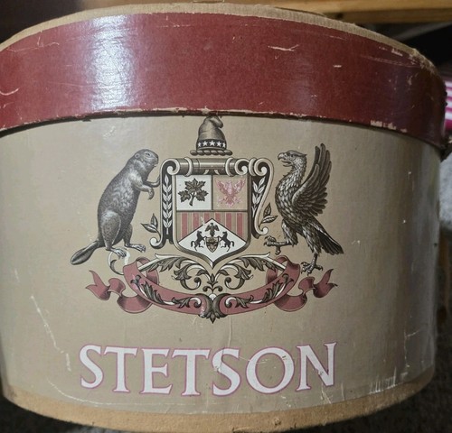 Vintage John B Stetson Cowboy Hat  Royal Stetson Heavy Duty - In Box