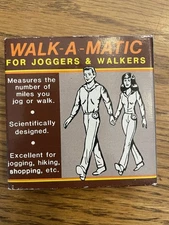 Vintage 1985 Walk-A-Matic Pedometer 