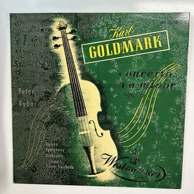 Concerto In A Minor, Op. 28 LP Vinyl Record Goldmark Westminster WL 50 10 Rybar