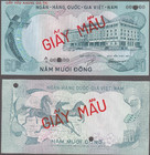 Vietnam South  50 Dong Specimen Banknote P-30s  ND (1972)  AUNC