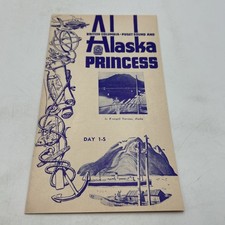 Alaska Princess steamship newspaper style magazine,1950s issue