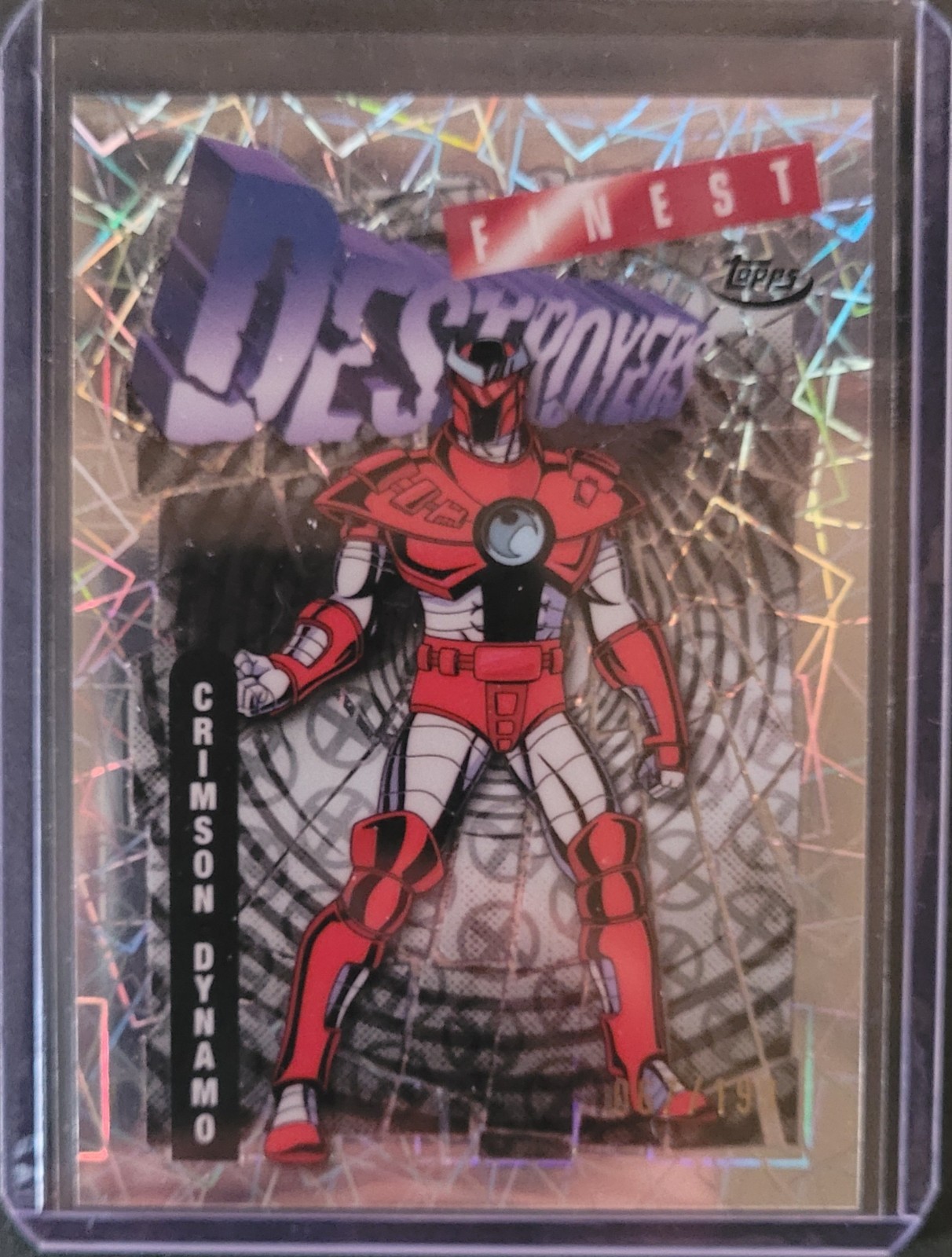 X-Men 97 Topps Finest 2025 Finest X-Men '97 #71 Crimson Dynamo U Laser /199