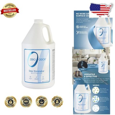 Unscented Odor Eliminator Spray 128oz Refill - Bleach Free, Powerful Neutralizer
